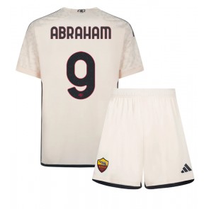 Maillot de foot AS Roma Tammy Abraham #9 Extérieur enfant 2023-24 Manches Courte (+ pantalon court)